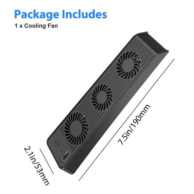 Efficient Cooling Fan For Ps5 Host With 3 External Cooler Fan Vertical Radiator For Playstation 5 Host Accessories