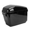 Motorcycle Hard Saddle Bags 45L with Lock Liner Mounting Kit Sturdy ABS Plastic   Motorcycle   Side Storage Box Glossy Black