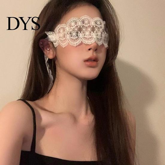 Lace Blindfold BDSM with Sheer Mesh Adjustable Sensory Deprivation Mask for Multi-Purpose Headband Couples' Roleplay Soft Breathable Discreet