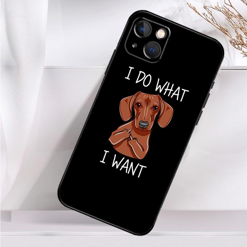 Hunde Dackel Süß Stoßfest Hülle Für iPhone 17 Pro Max 11 14 15 16 Plus 12 13 Mini 16e 17 Air Handyhülle
