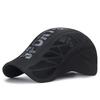 Unisex Breathable Mesh Flat Cap Quick Dry Adjustable Uv Protection Outdoor Sports Running Cycling Sun Hat