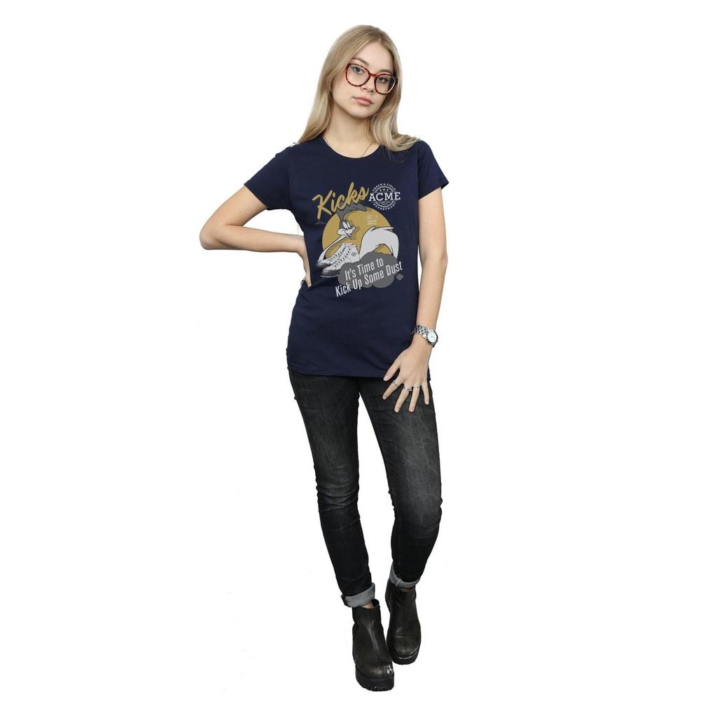 Looney Tunes Womens/Ladies Road Runner Kicks Cotton T-Shirt
