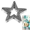 5Pcs Stainless Steel Heart Cookie Cutter Set Heart Shaped Pastry Cutters  Cookie Making