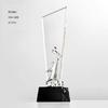 Customized High-end Crystal Trophy, Excellent Staff Company Annual Meeting Award Home Decor, Gold, Silver, Copper Souvenirs, 1Pc