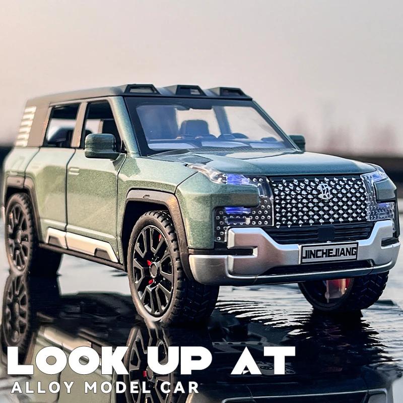 1/32 BYD Look UPAT U8 SUV Alloy Model Car Toy Diecasts Metal Casting Sound and Light Car Toys for Children Vehicle