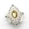 New Fashion 10Pcs 40*46mm Metal Acrylic Crystal Rhinestone Buttons For Craft Embellishment Diy Clothing Decorative Accessories