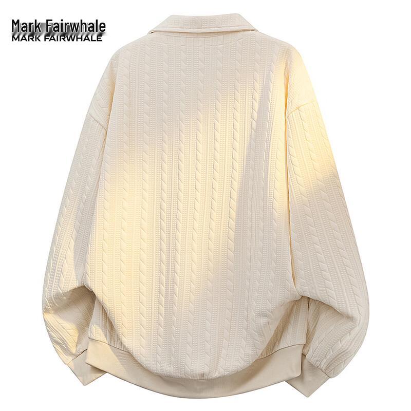 Mark Hua Fei Men's Faux Two-Piece Long Sleeve Sweatshirt