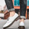 2025 Fashion Large Couple's Cowhide Casual Leather Shoes Trendy Shoes