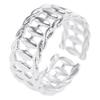 Stainless Steel Rings For Women Men Water Ripples Rainbow/Gold/Silver Color Ring Engagement Fashion Jewelry Party Bague Mujer