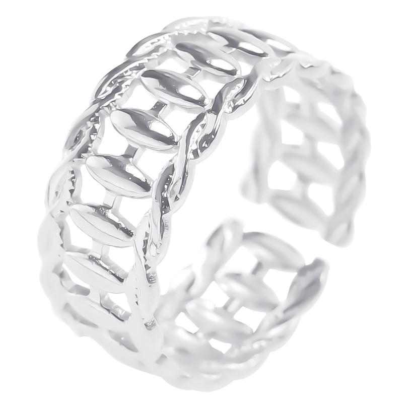 Stainless Steel Rings For Women Men Water Ripples Rainbow/Gold/Silver Color Ring Engagement Fashion Jewelry Party Bague Mujer