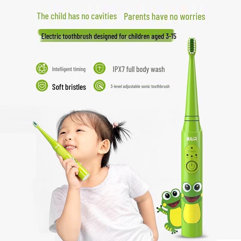 BAIR K3 Kids Sonic Electric Toothbrush with Pressure Sensor