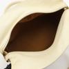 CELINE Mini Boston bag Tote Bag Triomphe off white leather Women Used