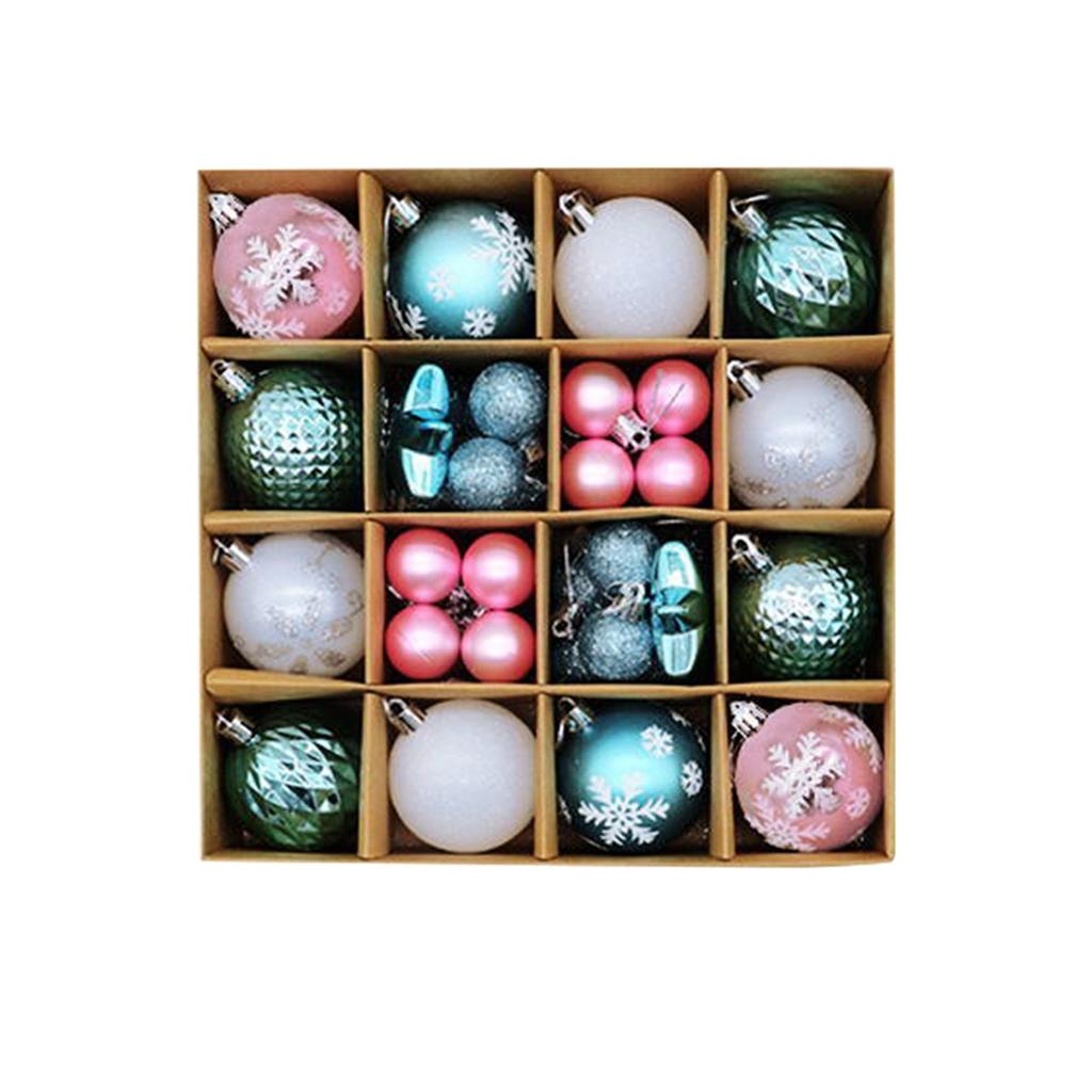 42Pcs Christmas Balls Baubles Party Xmas Tree Decorations Hanging Ornament Decor