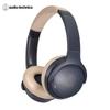 Audio-Technica ATH-S220BT Earphones Head-mounted Noise-reducing Earphones With Built-in Bass, Dual-purpose (Wired and Wireless) Headphones