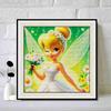 5D DIY Diamond Painting Decorative Fairies and Flowers Full Round Drill Scenery Diamond Embroidery Cross Stitch Kits Home Decor Gift