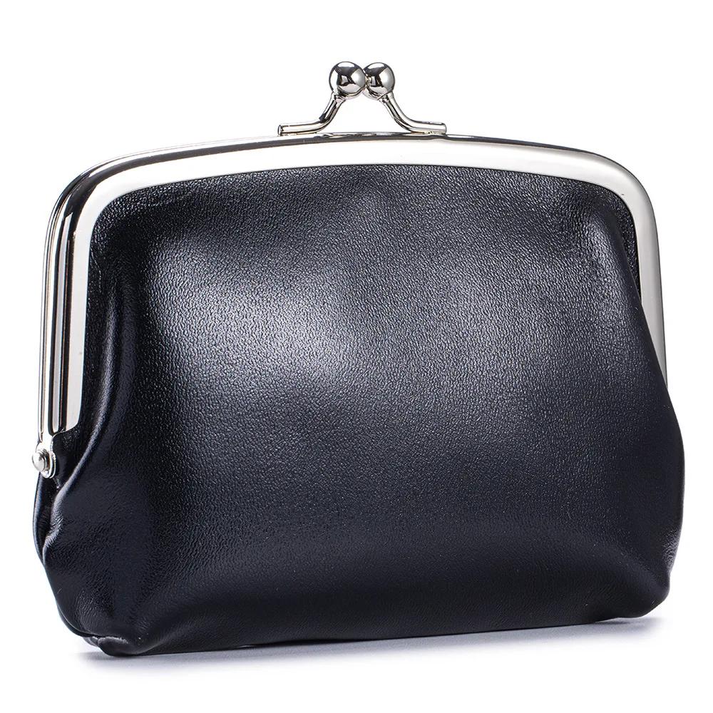 Women Wallets Vintage Genuine Leather Hasp Purses Large Capacity Money Bag for Women Double layer Coin Purse Dropshipping