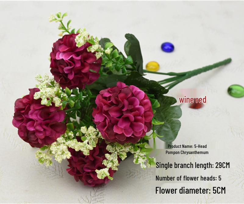 Fiori di Gigli Artificiali in Seta a Stelo Singolo per Decorazione Soggiorno o Tavola da Pranzo