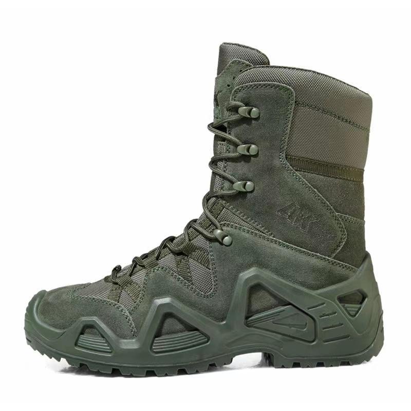 2025 Mid Cut Camouflage Mens Boots Anti-slip Warm Tactical Desert Shoes Women Trekking Mountain Outdoor Train Footwear