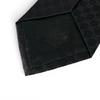 Pristine GUCCI tie GG pattern GG logo wide tie black silk mens Used
