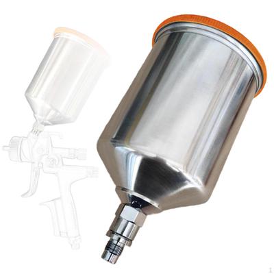 Paint Spray Pot 600ml for Anest Tank Threaded Metal Cup Aluminum Wall Furniture House