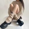 Leg Warmers Women Autumn Winter Cotton Knitted Foot Cover Girls Leg Warmers Lolita Kawaii Cute Loose Long Socks Stockings Women