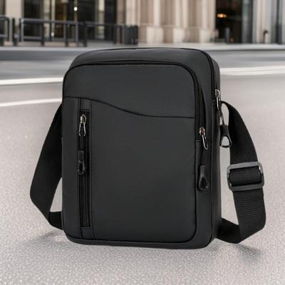 Men's Simple & Stylish Crossbody Messenger Bag - Trendy, Portable, Versatile Small Square Shoulder Bag