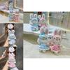 Cute Glasses Rabbit Plush Keyring For Kids And Souvenirs