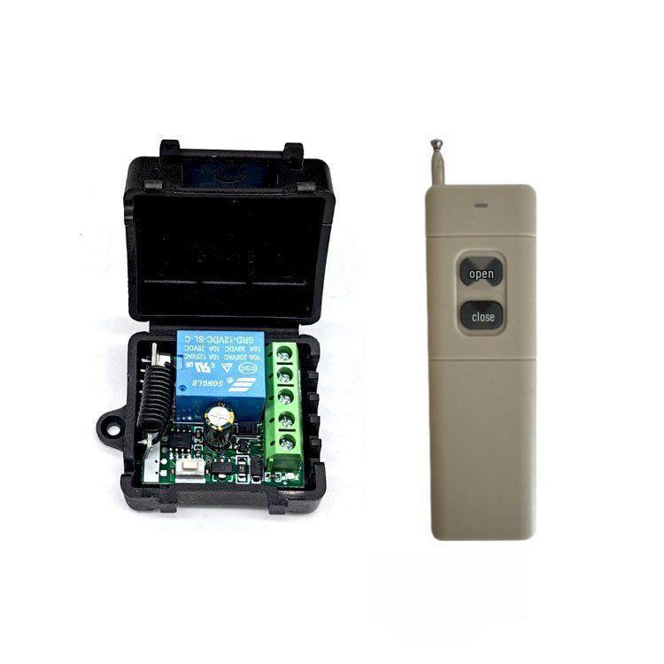 12V Single Channel Wireless Remote Boom Barrier Controller with Electric Lock and Light Switch.