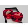 Red Ruby Earring Making Natural 50+ Ct Cushion Cut Pair Beautiful Gemstone