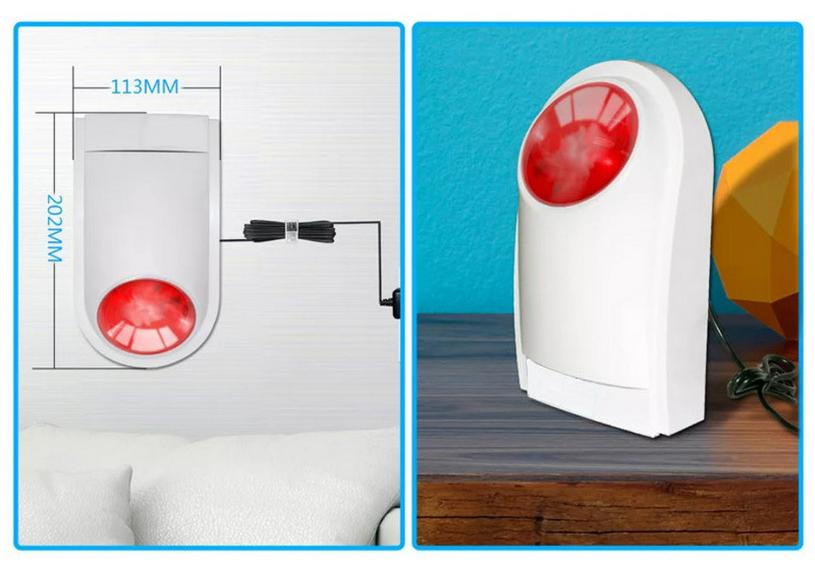 Allarme sonoro e luminoso wireless di emergenza per anziani per bagni pubblici accessibili