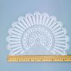 New Milk Silk White Semi-Round Clothing Waist Decoration Lace Accessories Diy Handmade Accessories