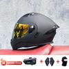 Modular Flip-Up Motorcycle Helmet With Dual Visors Bluetooth Intercom ABS Shell All-Season Unisex Adult Size M-XXL
