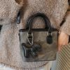 Textur trendige Nischentasche Herbst neu retro Schulter Umhängetasche Mode tragbare Eimertasche Damen