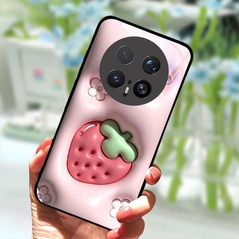 Case For Honor Magic 8 Pro 7 7Pro 6 Lite 5G Luxury Tempered Glass Back Cover For Magic7 6Pro Stylish Shell Bumper Magic8Pro Capa