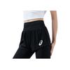 Asics Logo Print Knitted Breathable Quick-Dry Sports Shorts Women Shorts Black 2092A389-001