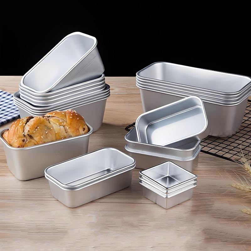 1Pcs Air Fryer Baking Mold Set, Non-Stick Aluminum Tray For Cake Cookie Bread, Rectangular Baking Pan, Kitchen Baking Essentials