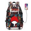 Schoolbag Male Whirlpool Naruto Akira Kaleidoscope Backpack Female High School Junior High School Student Luminous Backpack Big