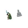 Elegant Peacock Monkey Buddha Animal Sculpture Collection for Bedroom Office Living Room Bookshelf