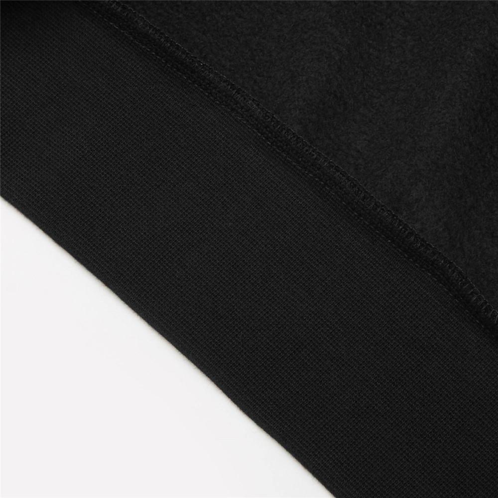 Puma Wellness Club Crew Embroidered Logo Fleece Sweatshirt Women Sweatshirt Black 534398-01