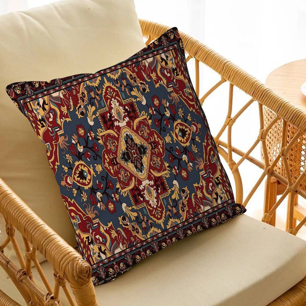 Traditional Patterned Cushion Cover 30x50 Polyester Sofa Cushions Decorative Throw Pillows Home Decoration Pillowcover