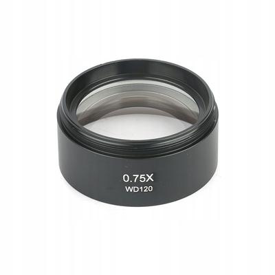 Lente para Microscópio Estereoscópico 0,75x – Ampliação 0,75x | Distância de Trabalho 120mm | Alta Qualidade de Imagem
