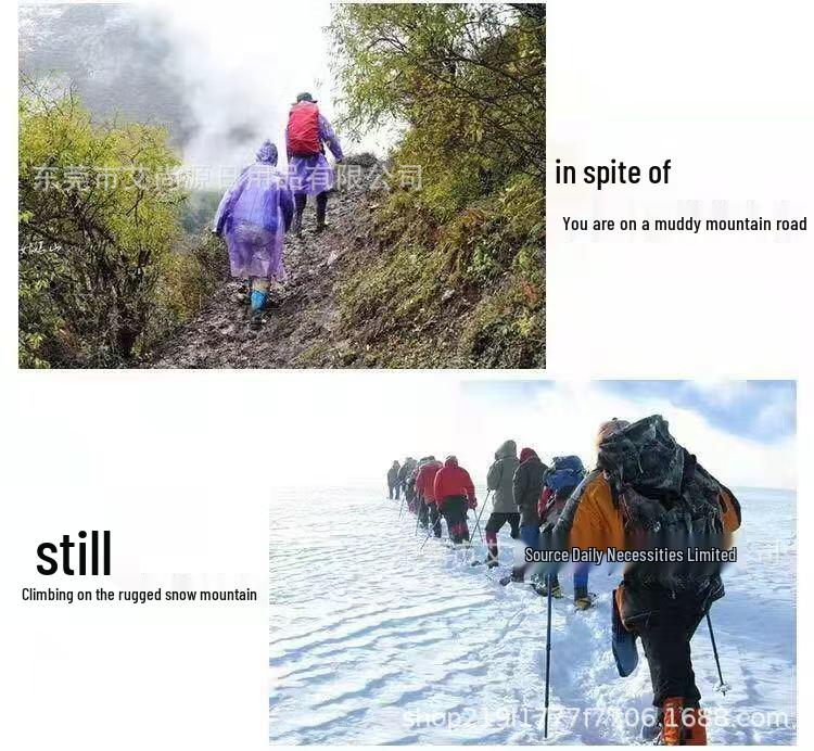 Unisex Silikon Eiskrallen: 8-Zahn Anti-Rutsch Schneespikes zum Wandern