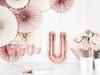 Foil Balloon Letter "U", 35Cm, Rose Gold 1pc