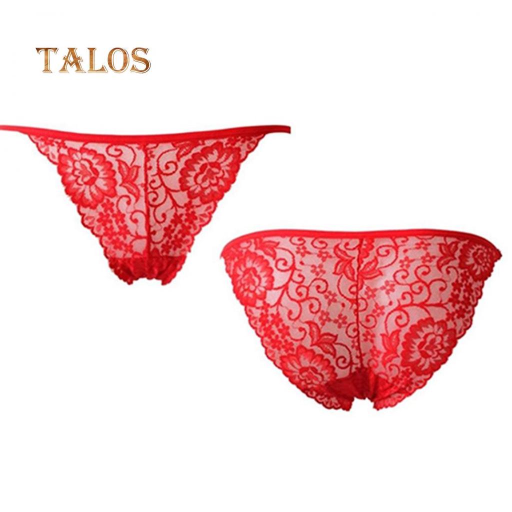 Talos Women's Sexy Lace G-string See Through Briefs Panties Thongs Underwear Knickers