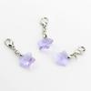 Popular Alloy Earrings Accessories Colorful Five-Pointed Star Pendant Keychain Lobster Clasp Keyring Bag Accessory