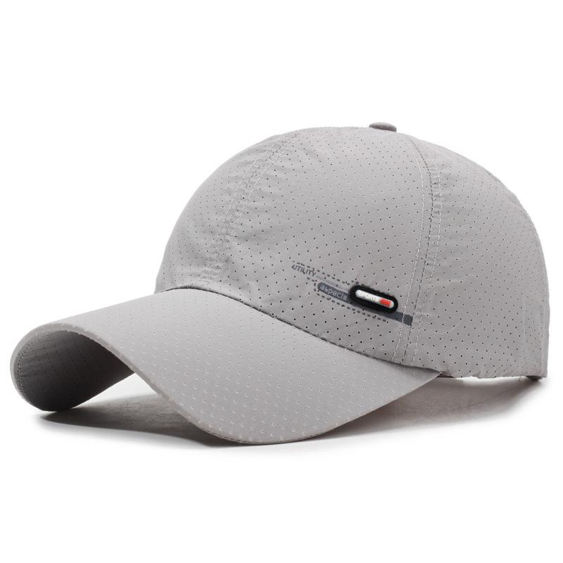 Summer breathable visor short brim baseball cap quick drying hat outdoor beach sun protection cap trendy hat