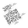 Car Decals Flower Rattan Graphics Sticker Flower Decorative Door Hood Bumper Wall Window Universal Vinyl Decal Auto Accessories