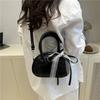New trendy fashion small square bag versatile messenger bowling bag portable red bag female