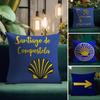 Movie C-Camino De Santiago Pillow Case Natural Linen Organic Fabric Double-Sided Printing Breathable Perfect For Home Decor