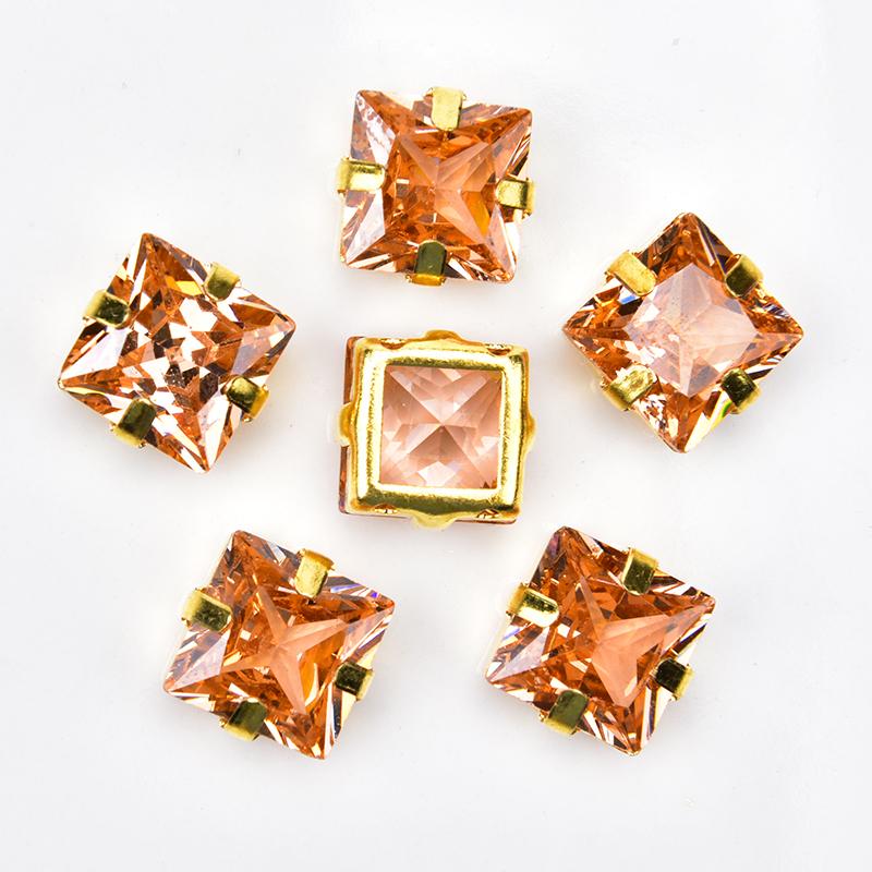 5A-Grade Zircon Mix Shape/Size/Color Rhinestones In Gold Claw Super Flash Crystal Sewing Luxury DIY Accessories